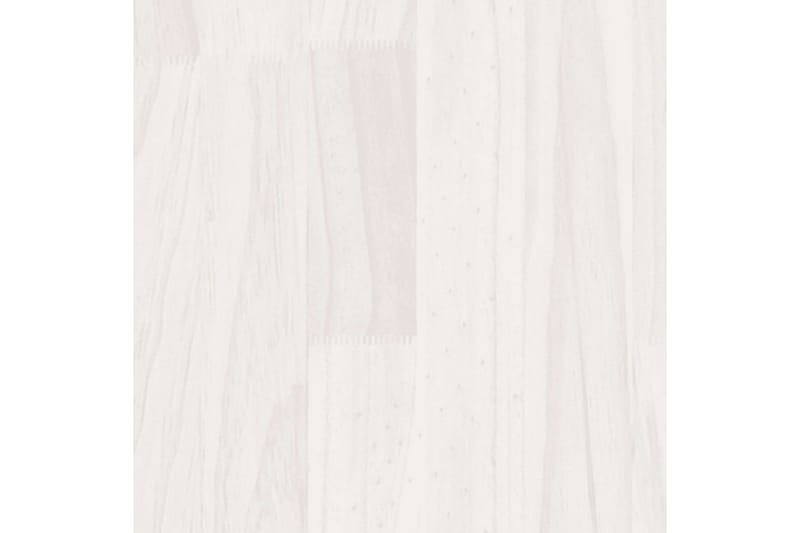 Odlingslåda vit 200x50x70 cm massiv furu - Vit - Utemöbler - Övrigt utemöbler - Tillbehör utomhus - Utomhuskrukor