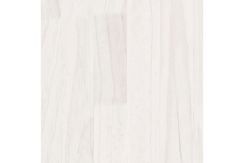 Odlingslådor 2 st vit 100x31x31 cm massiv furu - Vit - Utemöbler - Övrigt utemöbler - Tillbehör utomhus - Utomhuskrukor