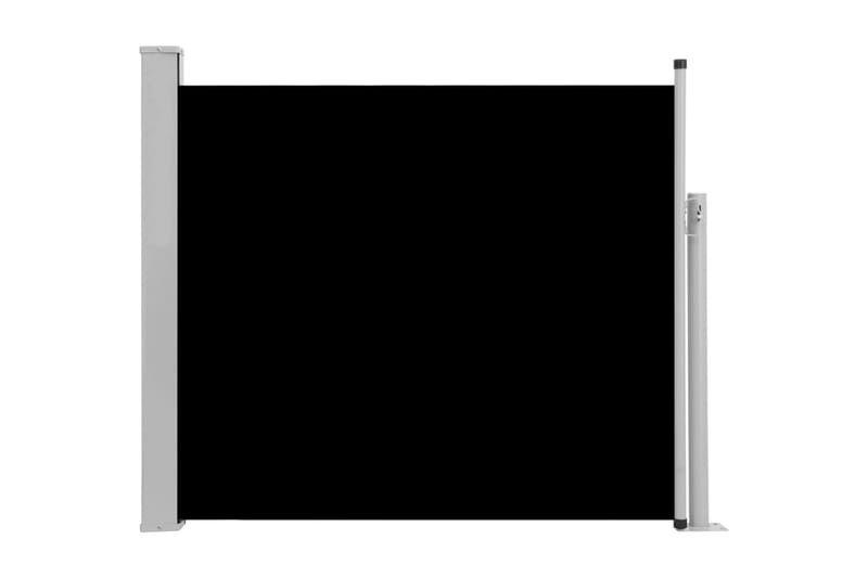 Infällbar sidomarkis 100x300 cm svart - Svart - Utemöbler - Solskydd - Markiser
