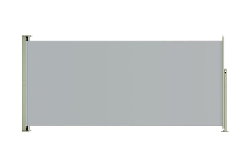 Infällbar sidomarkis 140x300 cm grå - Grå - Utemöbler - Balkong - Säkerhet & vindskydd balkong - Balkongskydd & insynsskydd balkong