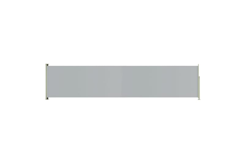 Infällbar sidomarkis 140x600 cm grå - Grå - Utemöbler - Solskydd - Markiser