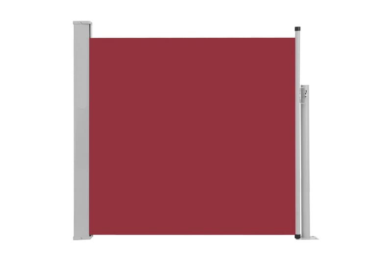 Infällbar sidomarkis 170x300 cm röd - Röd - Utemöbler - Solskydd - Markiser - Sidomarkis