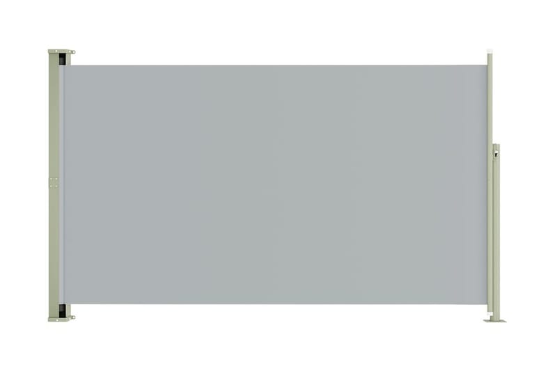 Infällbar sidomarkis 180x300 cm grå - Grå - Utemöbler - Balkong - Säkerhet & vindskydd balkong - Balkongskydd & insynsskydd balkong