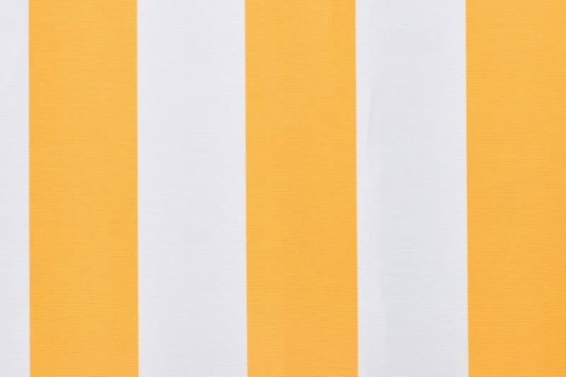 Markisduk orange & vit 350x250 cm - Orange - Utemöbler - Solskydd - Markiser