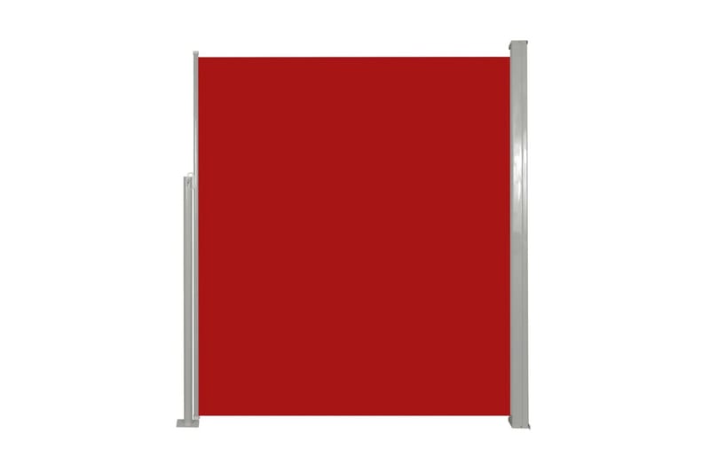 Sidomarkis för uteplats 160x300 cm röd - Röd - Utemöbler - Solskydd - Markiser