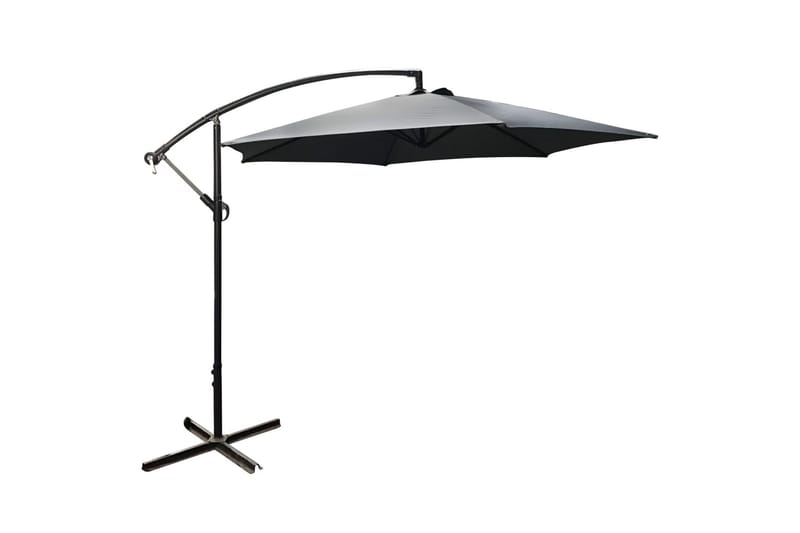 HI Hängande parasoll diameter 3 m antracit - Antracit - Utemöbler - Solskydd - Parasoll - Hängparasoll & frihängande parasoll