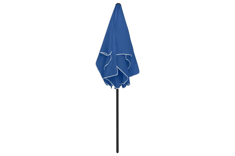 Strandparasoll azurblå 180x120 cm - Azurblå - Utemöbler - Solskydd - Parasoll - Strandparasoll