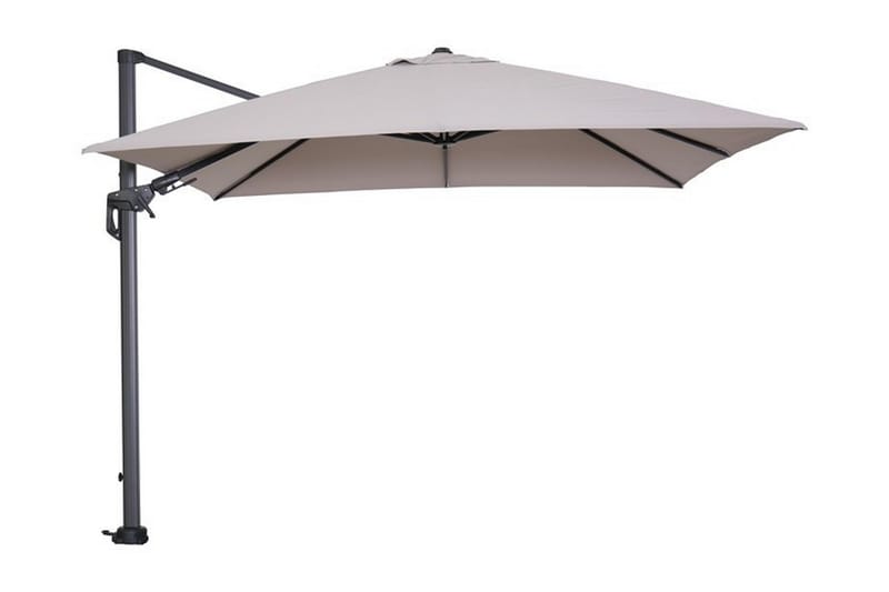 Hawaii Parasoll 300x300 cm Svart/Sand - Garden Impressions - Utemöbler - Solskydd - Parasoll - Hängparasoll & frihängande parasoll