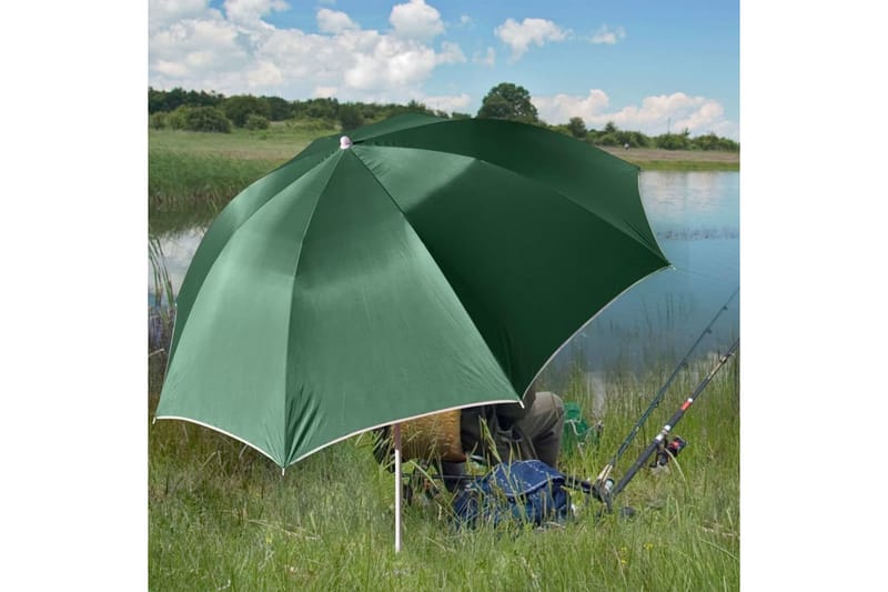 Parasoll för fiske grön UV30 200 cm - Grön - Utemöbler - Solskydd - Parasoll