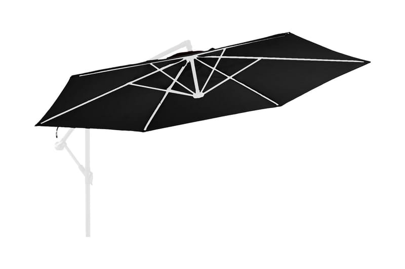 Reservtyg för frihängande parasoll svart 350 cm - Utemöbler - Solskydd - Parasoll