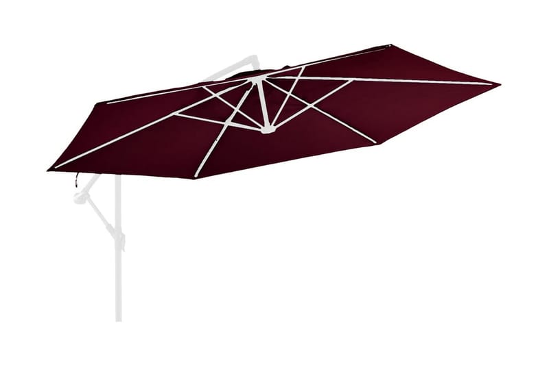 Reservtyg för frihängande parasoll vinröd 350 cm - Utemöbler - Solskydd - Parasoll