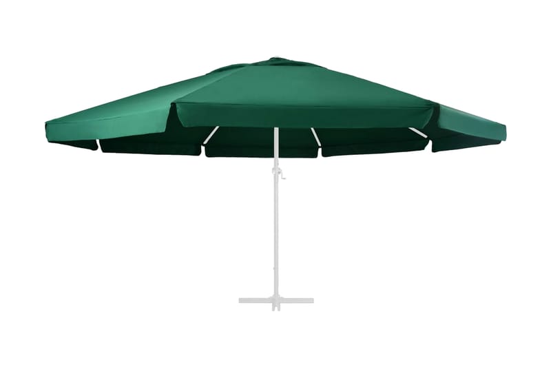 Reservtyg för parasoll grön 600 cm - Grön - Utemöbler - Solskydd - Parasoll