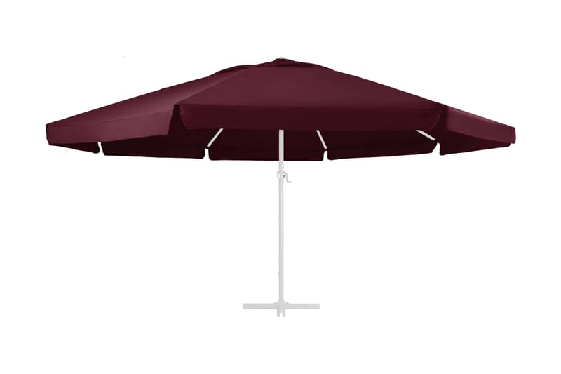Reservtyg för parasoll vinröd 600 cm - Röd - Utemöbler - Solskydd - Parasoll