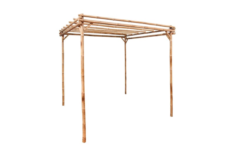 Pergola bambu 170x170x220 cm - Brun - Trädgård & spabad - Grillar & matlagning utomhus - Grilltillbehör - Grilltält