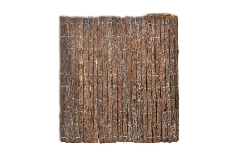 Vindskydd bark 2 st 400x150 cm - Brun - Utemöbler - Solskydd - Skärmskydd & vindskydd