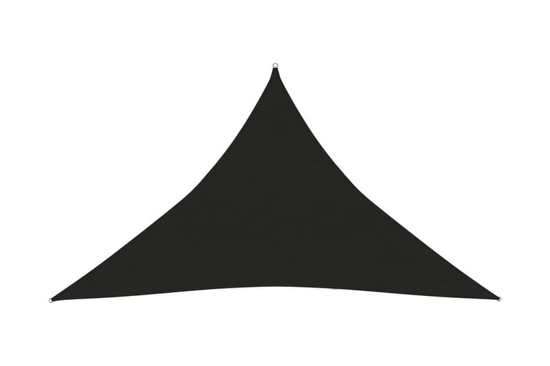 Solsegel 160 g/m² svart 3,5x3,5x4,9 m HDPE