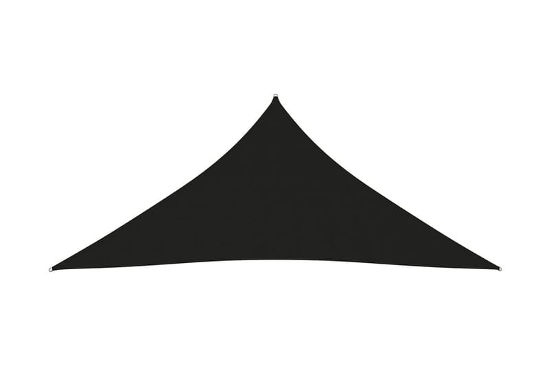 Solsegel oxfordtyg trekantigt 3x3x3 m svart - Svart - Utemöbler - Solskydd - Solsegel