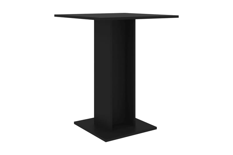 Bistrobord svart 60x60x75 cm spånskiva - Svart - Utemöbler - Balkong - Balkongmöbler - Balkongbord