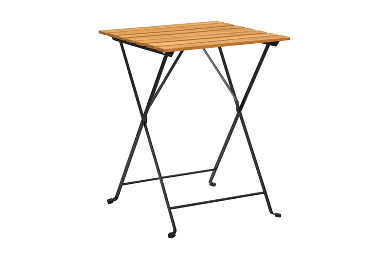 Cafébord 55x54x71 cm massivt akaciaträ - Brun - Utemöbler - Utebord & trädgårdsbord - Cafebord