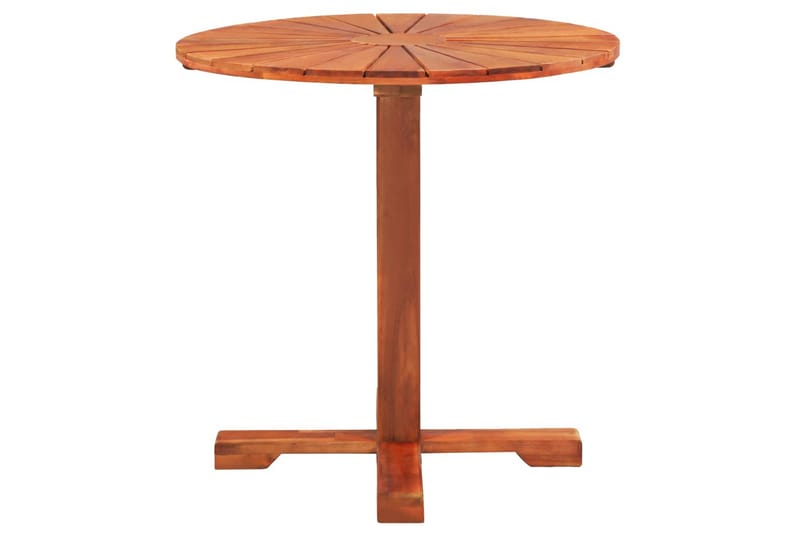 Cafébord 70x70 cm massivt akaciaträ - Brun - Utemöbler - Utebord & trädgårdsbord - Cafebord