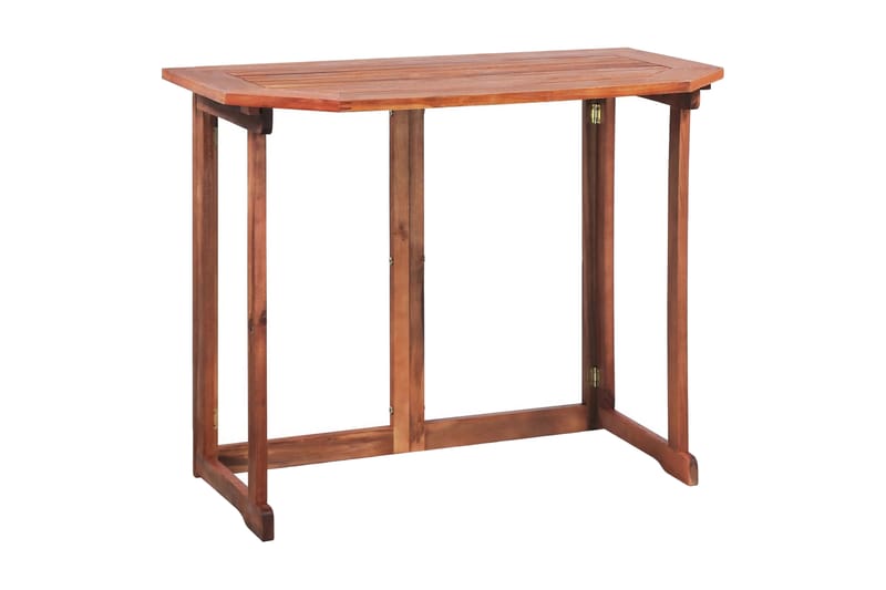 Cafébord 90x50x75 cm massivt akaciaträ - Brun - Utemöbler - Utebord & trädgårdsbord - Cafebord
