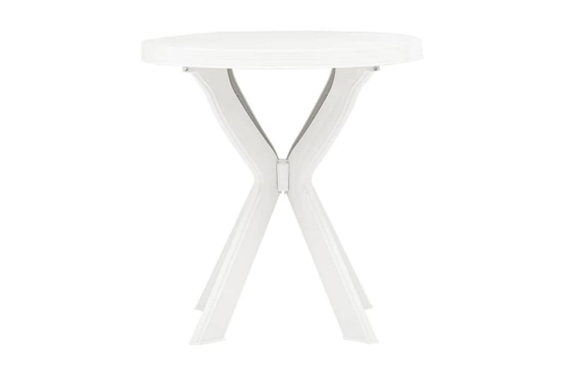 Cafébord vit Ã˜70 cm plast - Vit - Utemöbler - Utebord & trädgårdsbord - Cafebord