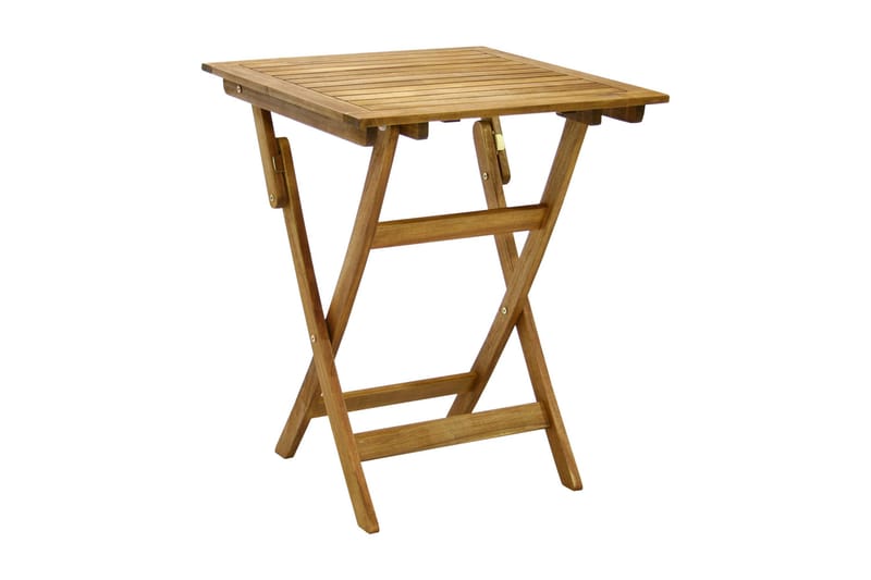 Finlay Bord 60x60 cm Hopfällbart - Akacia - Utemöbler - Utebord & trädgårdsbord - Cafebord