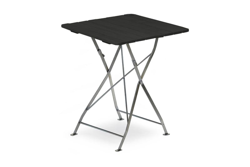 Hillerstorp Krögaren Cafébord 70x70cm - Svartlaserad/zink - Utemöbler - Utebord & trädgårdsbord - Cafebord