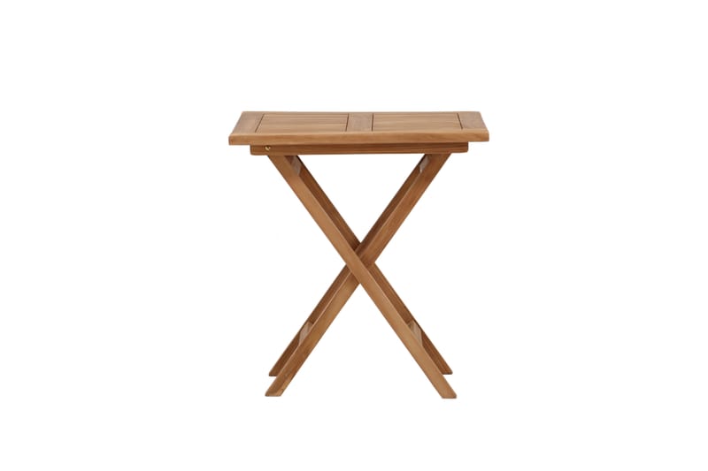 Kenya Cafébord 70 cm Hopfällbar Beige - Venture Home - Utemöbler - Utebord & trädgårdsbord - Cafebord