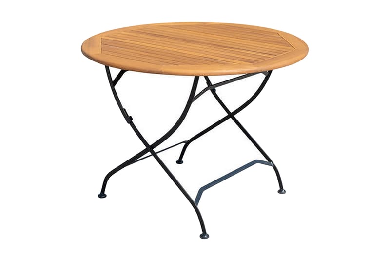 Outflexx Cafébord Rund 90 cm - Svart - Utemöbler - Utebord & trädgårdsbord - Cafebord