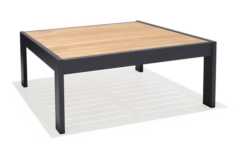 Palau Cafébord 103 cm - Trä/Grå - Utemöbler - Utebord & trädgårdsbord - Cafebord