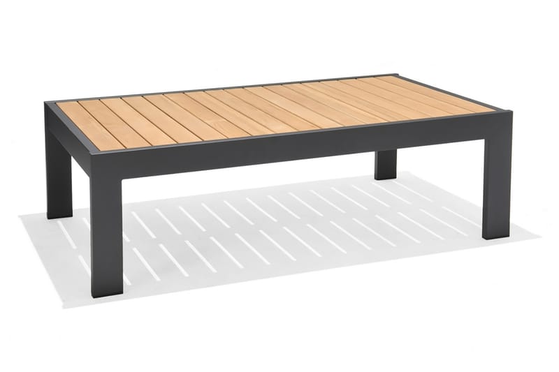 Palau Cafébord 143 cm - Trä/Grå - Utemöbler - Utebord & trädgårdsbord - Cafebord