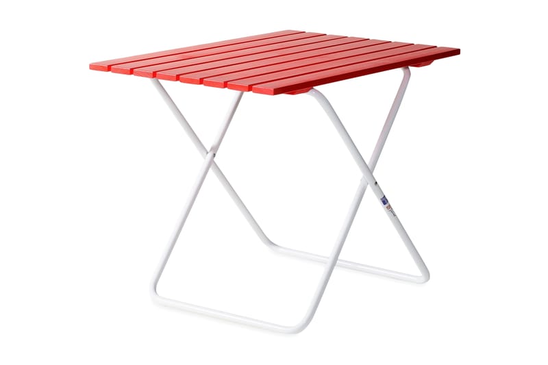 Retro Bord - Röd/vit - Utemöbler - Utebord & trädgårdsbord - Cafebord