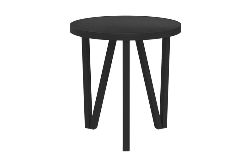 Tebord svart 35 cm MDF - Svart - Utemöbler - Utebord & trädgårdsbord - Cafebord