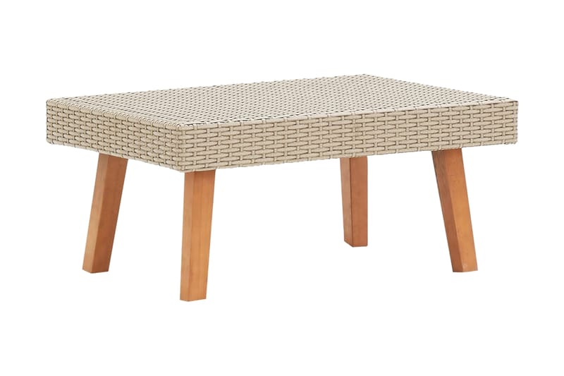 Trädgårdsbord konstrotting beige - Beige - Utemöbler - Utebord & trädgårdsbord - Cafebord