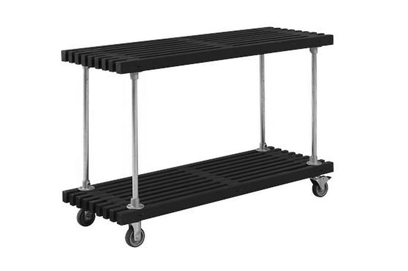 PLUS Jocke Grill/Arbetsbord Design 138 cm - Svart - Utemöbler - Utebord & trädgårdsbord - Grillvagn & grillbord utomhus