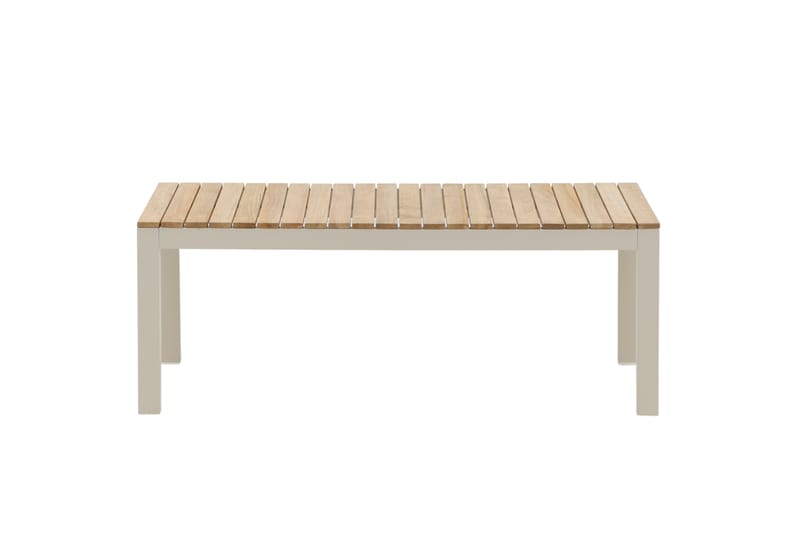 Brasilia Soffbord 110x60 Vit - Venture Home - Utemöbler - Balkong - Balkongmöbler - Balkongbord
