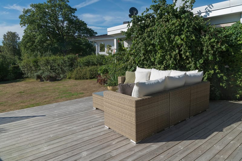 Hillerstorp Valencia Loungebord 80x80 cm - Brun - Utemöbler - Utebord & trädgårdsbord - Loungebord & soffbord utomhus