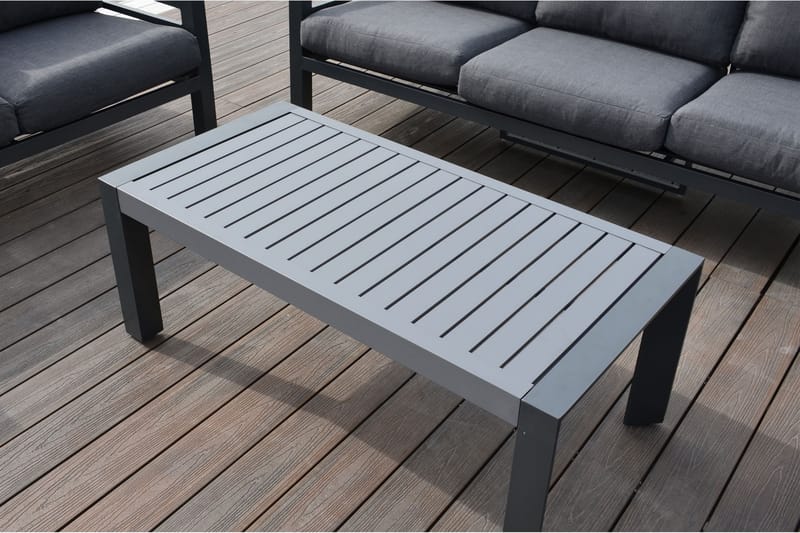 Soffbord 120 cm - Grå - Utemöbler - Utebord & trädgårdsbord - Loungebord & soffbord utomhus