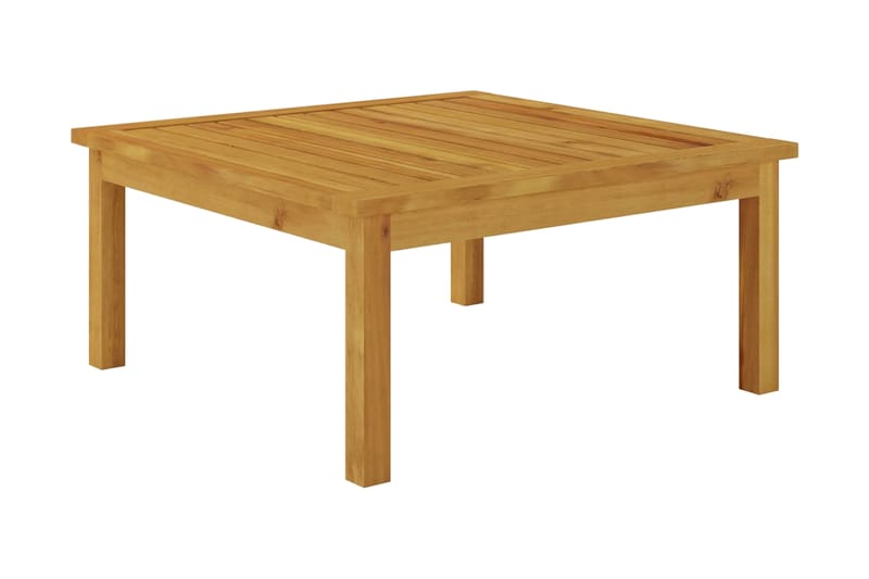 Soffbord för trädgården 63x63x30 cm massivt akaciaträ - Brun - Utemöbler - Utebord & trädgårdsbord - Loungebord & soffbord utomhus
