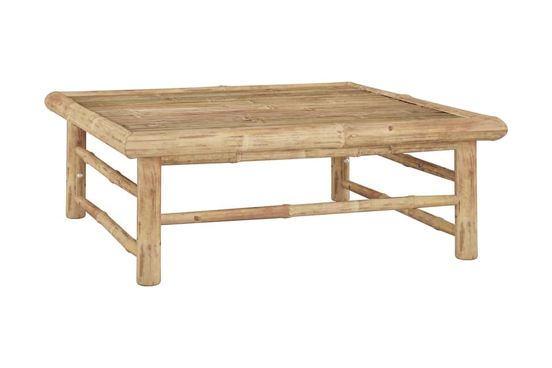 Trädgårdsbord 65x65x30 cm bambu - Brun - Utemöbler - Balkong - Balkongmöbler - Balkongbord