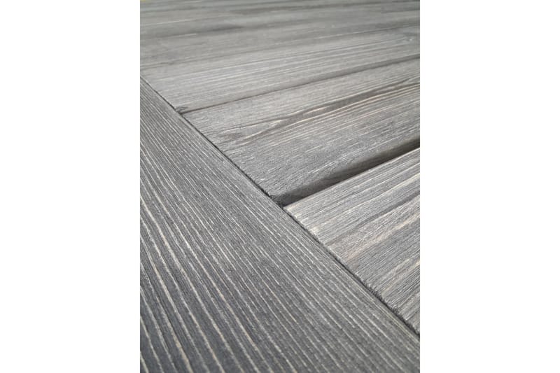 Hains Fasta Matbord 220 cm - Svart/Grå/Vit - Utemöbler - Utebord & trädgårdsbord - Matbord utomhus