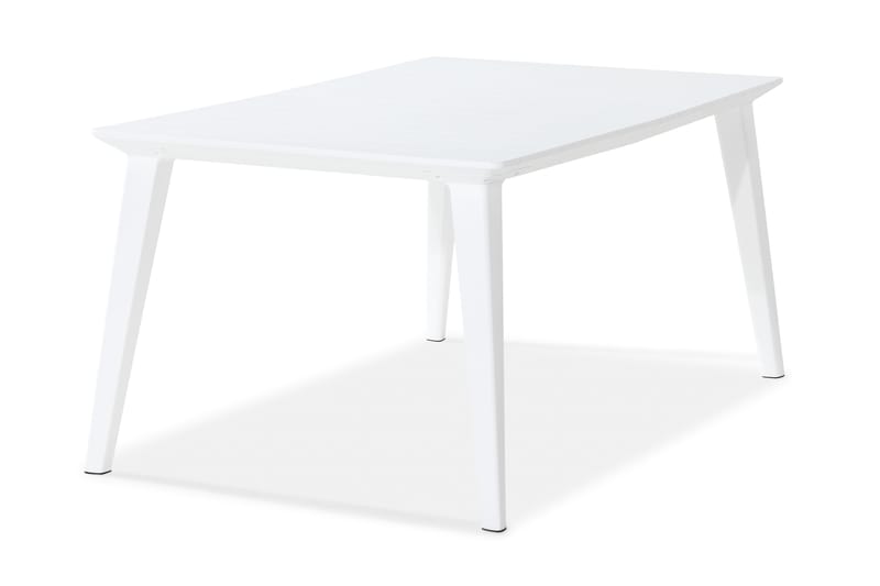 Lima Matbord 160 cm - Vit - Utemöbler - Utebord & trädgårdsbord - Matbord utomhus