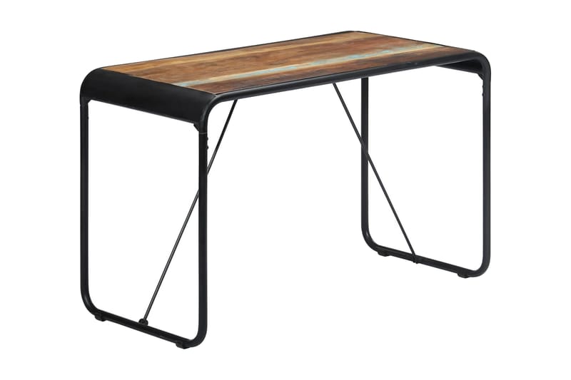 Matbord 118x60x76 cm massivt återvunnet trä - Flerfärgad - Möbler - Bord & matgrupper - Matbord & köksbord