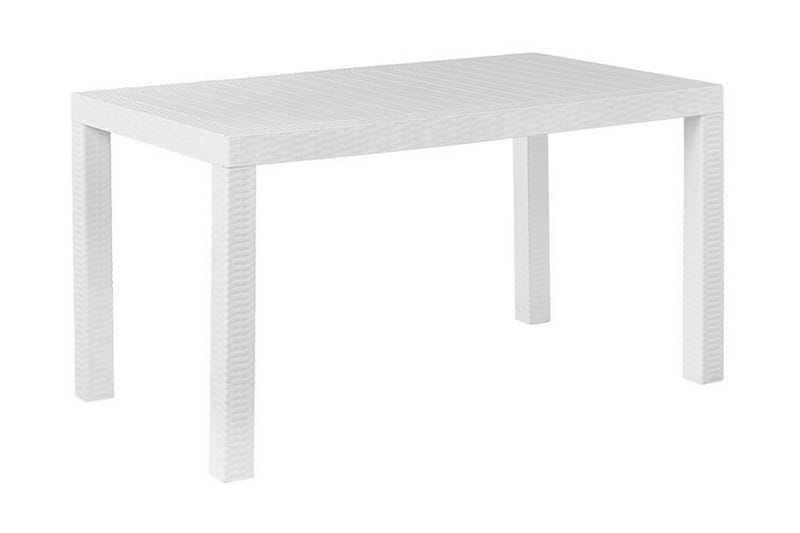 Matbord vit 140 x 80 cm FOSSANO - Vit - Möbler - Bord & matgrupper - Matbord & köksbord