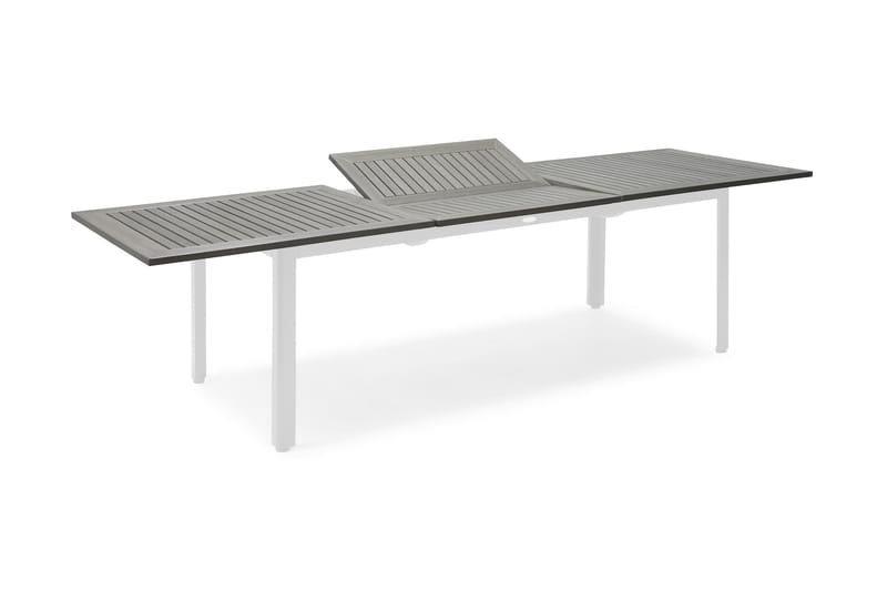Nydala Matbord Förlängningsbart 200-280x90 cm Grå/Vit - Hillerstorp - Utemöbler - Utebord & trädgårdsbord - Matbord utomhus