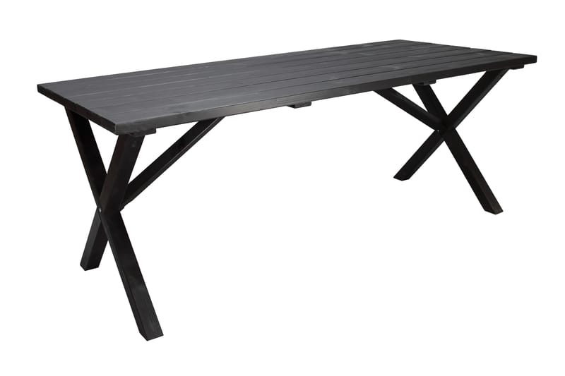 Scottsdale Matbord 190 cm Svart - KWA - Utemöbler - Utebord & trädgårdsbord - Matbord utomhus