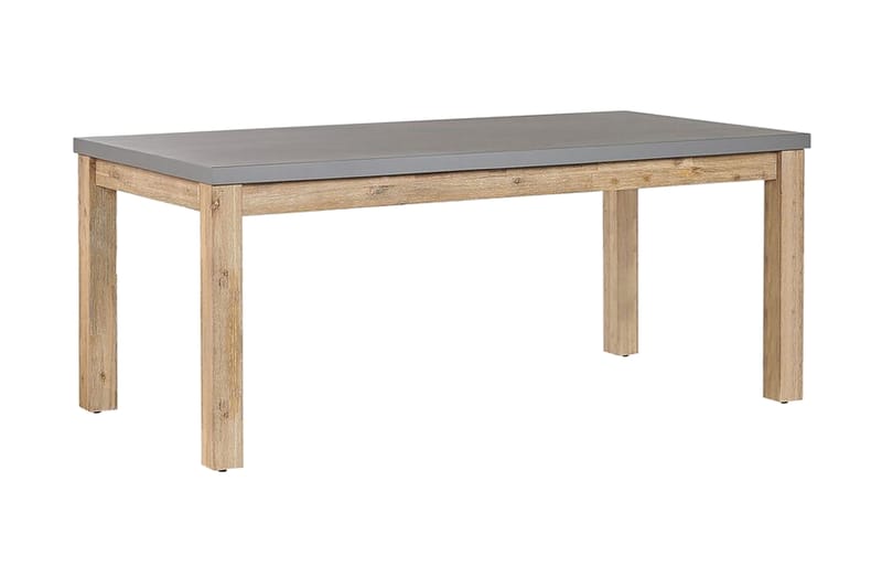 Trädgårdsbord 180 x 90 cm grå OSTUNI - Grå - Utemöbler - Utebord & trädgårdsbord - Matbord utomhus