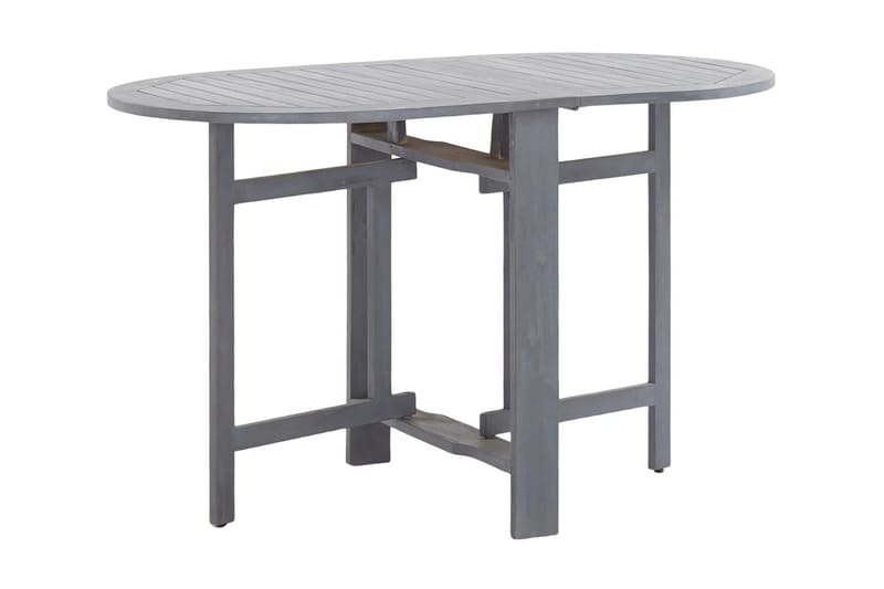 Trädgårdsbord grå 120x70x74 cm massivt akaciaträ - Grå - Utemöbler - Utebord & trädgårdsbord - Matbord utomhus