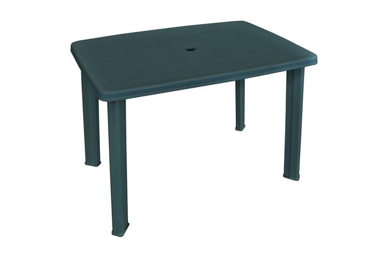 Trädgårdsbord grön 101x68x72 cm plast - Grön - Utemöbler - Utebord & trädgårdsbord - Matbord utomhus